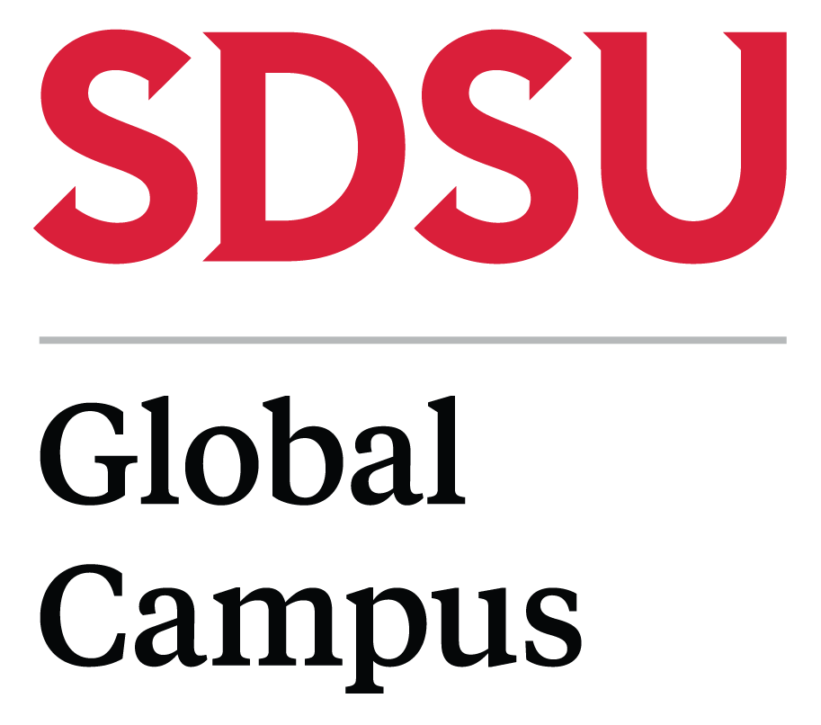 SDSU Global Campus 2 color vertical logo