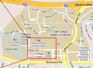 Campus Map, Directions & Parking  SDSU  College of Extended Studies