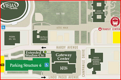 SDSU Campus Map Printable