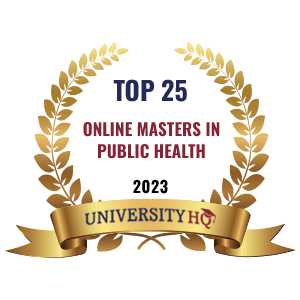 Best Online Masters Public Health Program Badge